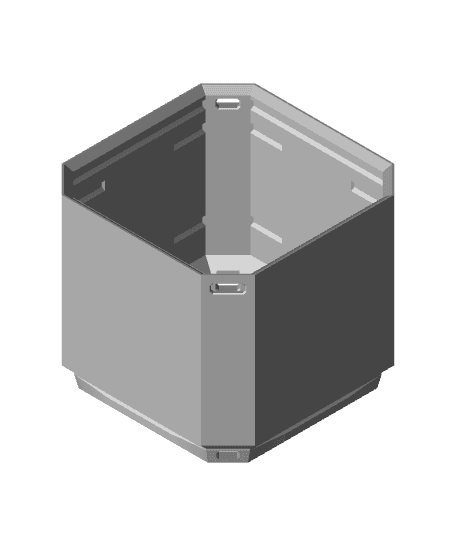 1x1x0·75 - Simple Multigrid Bin Extension 3d model