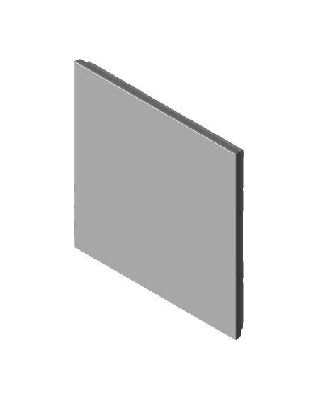 Geometric Key Square Base Pack (4pcs) 3d model