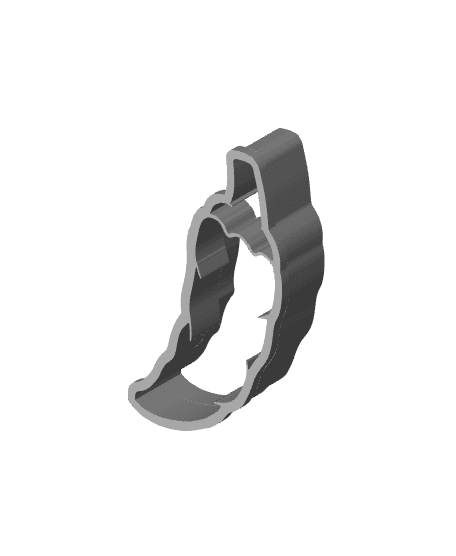 Pepper Cookie Cutter, Biscuit Cutter 3d model