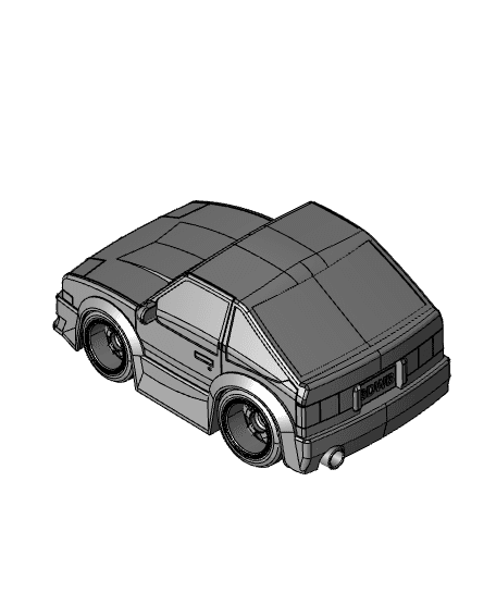 Toyota AE86 - Source File 3d model