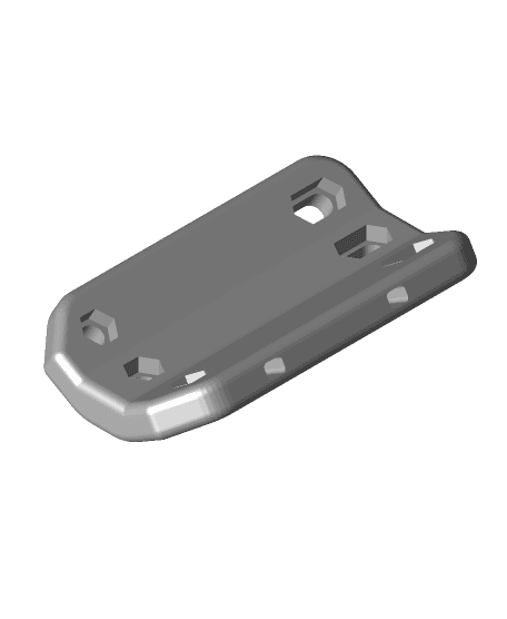 The Shield -  Double Bottle Adapter Mount 3d model