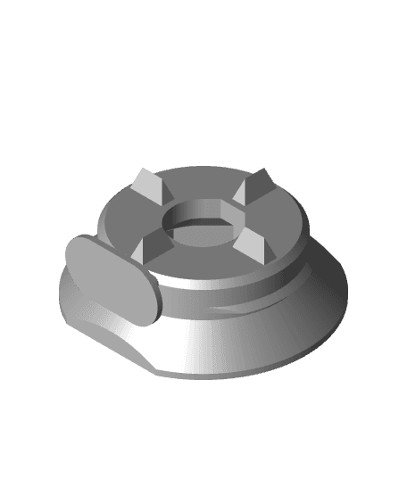 Screw-On Mount - Multipoint 3d model