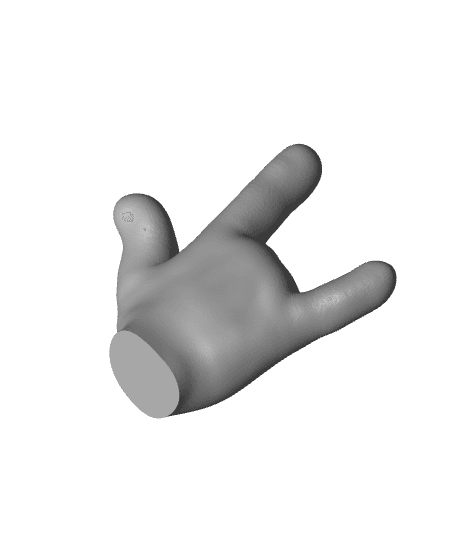 EMOJI HAND 🤟 LOVE YOU GESTURE 3d model