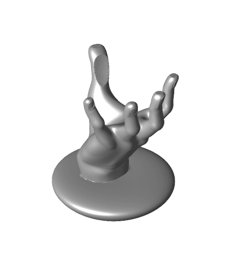 Hand Mount for Echo Dot (4/5th Gen) 3d model