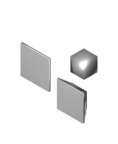 Pyramid Tea Light - Scalable 3d model