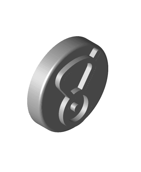 POKEMON UNOWN NON-MMU FRIDGE MAGNET “V” 3d model