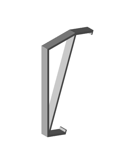 Angled desk stand for Cheerful OPL Studio 3d model