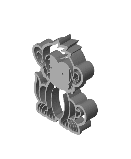 Baby Monkey Cookie Cutter, Biscuit Cutter 3d model