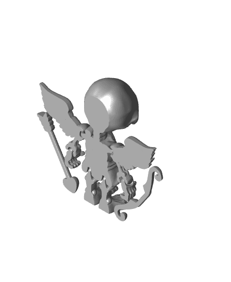 Cobotech Articulated Skelly Cupid, Skeleton Cupid, Cupid Bone 3d model