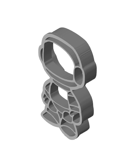 Astronout Cookie Cutter, Biscuit Cutter 3d model