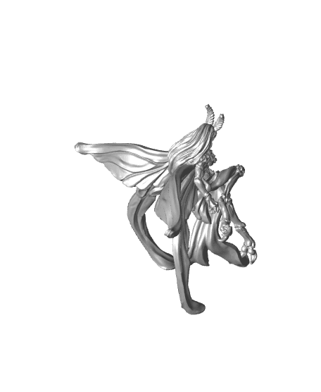 Moth Knight - Medium Fighter - PRESUPPORTED - 32mm Scale  3d model
