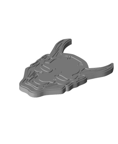 Oni Charm 1 (with outline) 3d model