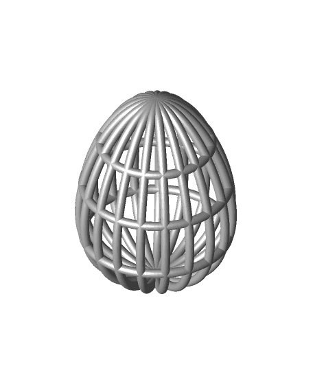 Easter Egg Cage - decoration 3d model