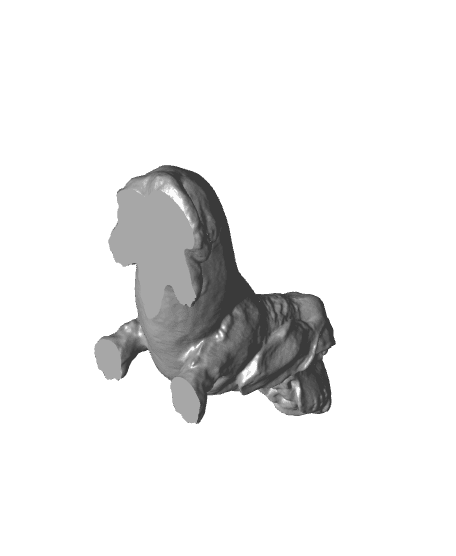 Basset hound 3d model