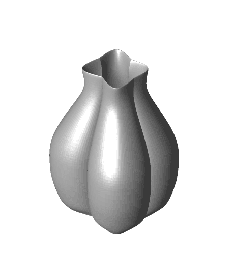 cloverleaf vase.stl 3d model