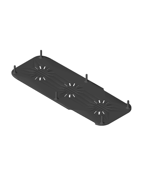 Elevated base for Lock&Lock 3.9L food container 3d model