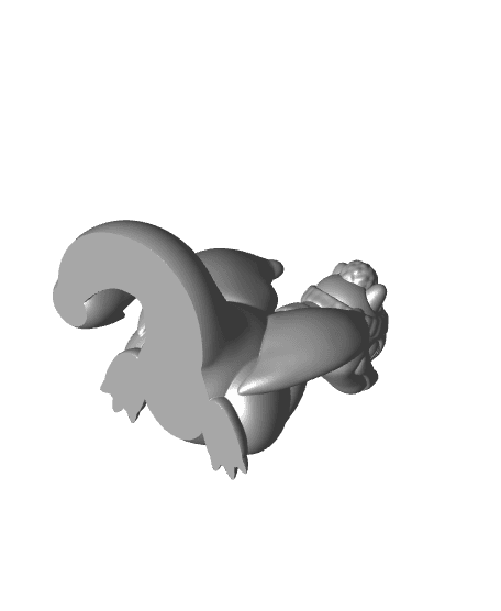 Christmas Charizard (Easy Print No Supports) 3d model