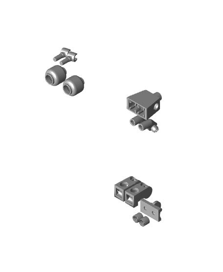 BASIC BIG BRICK FIGURE (6:1 Scale) 3d model