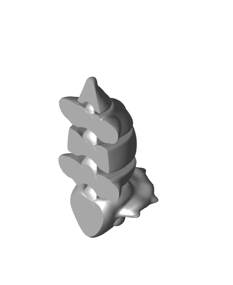 M3D - Flexi Baby Triceratops 3d model