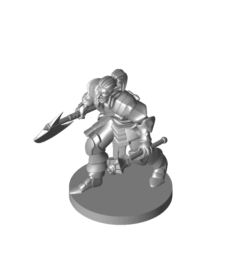 Trollkin Male Barbarian 3d model