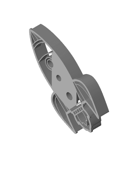 Rocket Cookie Cutter, Biscuit Cutter 3d model