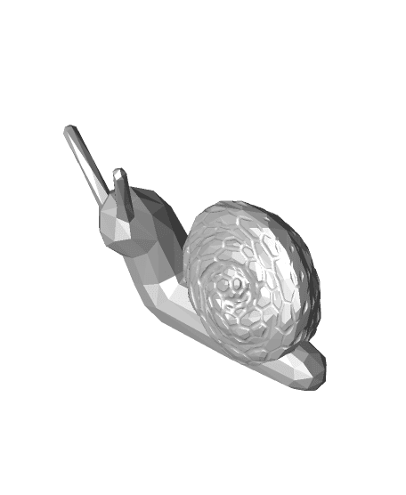 Textured Snell the Snail 3d model