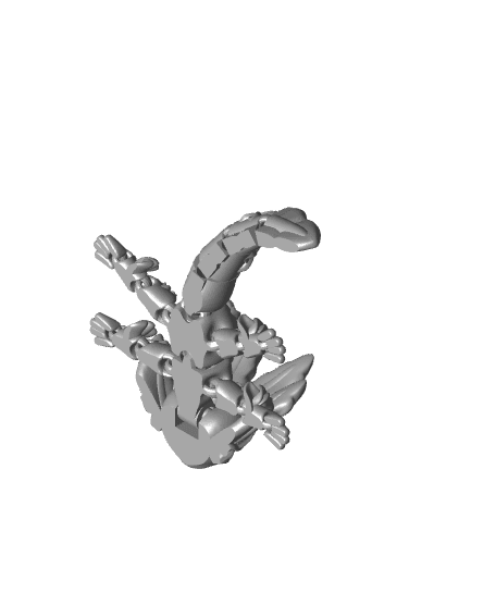 Plumeria Axolotl 3d model