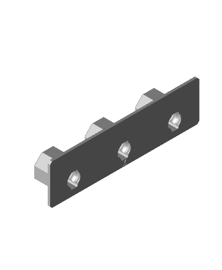 8 mm - Trio VHB Tape - Bolt-Lock Mount 3d model