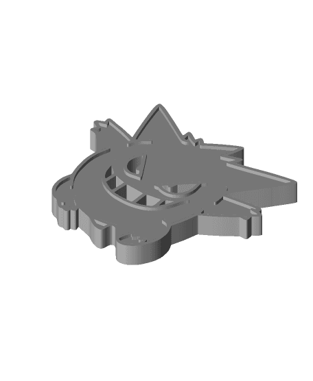 Gengar Keychain (hollow) 3d model
