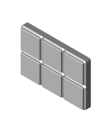 2x3 Gridfinity Expo Whiteboard Marker Holder 3d model