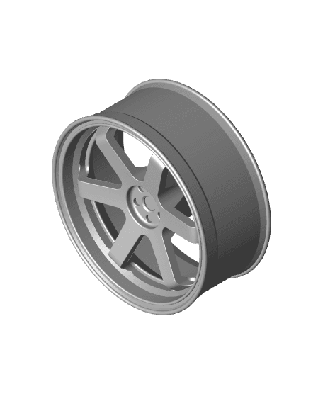 V5 Modular Wheel Pen Holder - TE37 Style 3d model