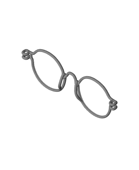 Circle Glasses FDM 3d model