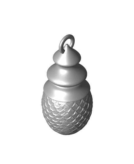 Dragon Egg Ornament 3d model