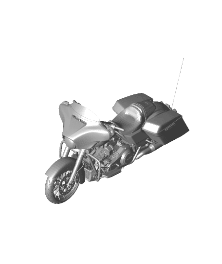Harley-Davidson Street Glide Special 2018 3D model - Download Vehicles on