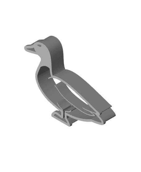 Duck Cookie Cutter, Biscuit Cutter 3d model