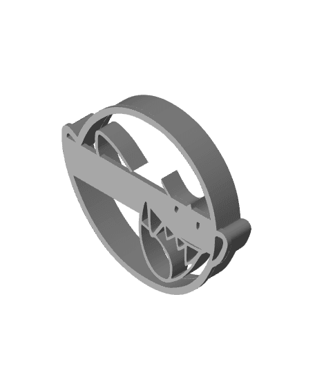 Monster Cookie Cutter, Biscuit Cutter 3d model