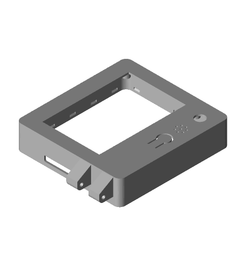  RepRapDiscount Full Graphic Smart Controller - Snap Fit Mount. Left hand side version 3d model