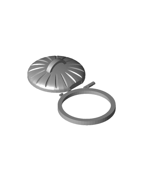 Desktop Tin Can Trashcan 3d model
