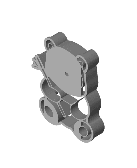 Panda Cookie Cutter, Biscuit Cutter 3d model