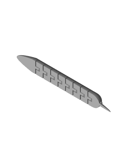 articulated narwhal  3d model