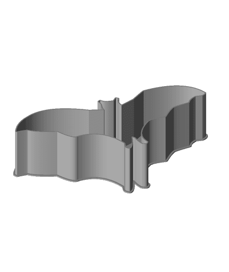 Bat 0035, nestable box (v2) 3d model