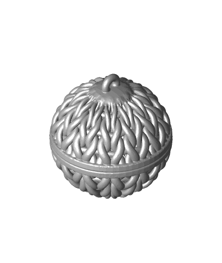 Knitted Ornament Container 3d model