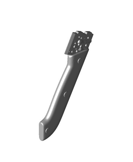 Knife Through Head Headband 3d model