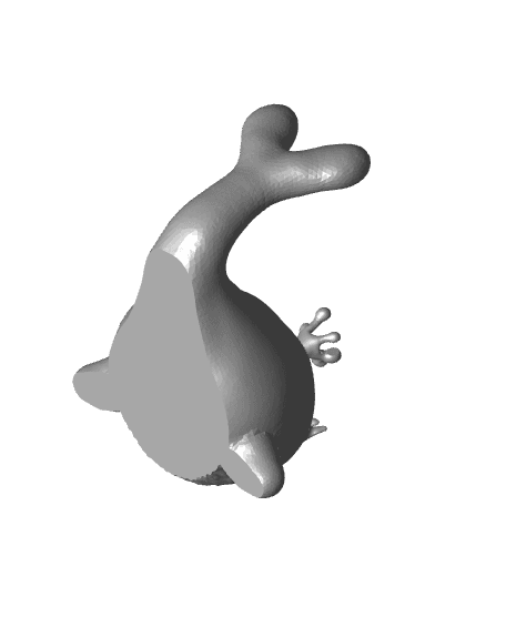 Crypto Whale 3d model