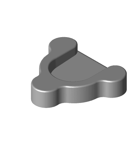 Spool Mount (remix) using self-tapping screws instead of bolts and locknuts 3d model