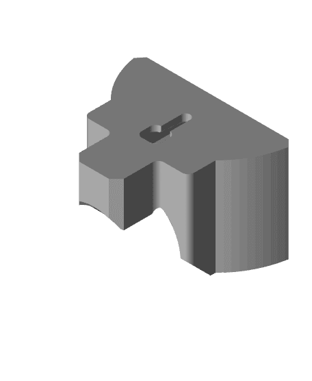 Hacksmith Mini-Saber Gen 2 Wall Mount 3d model