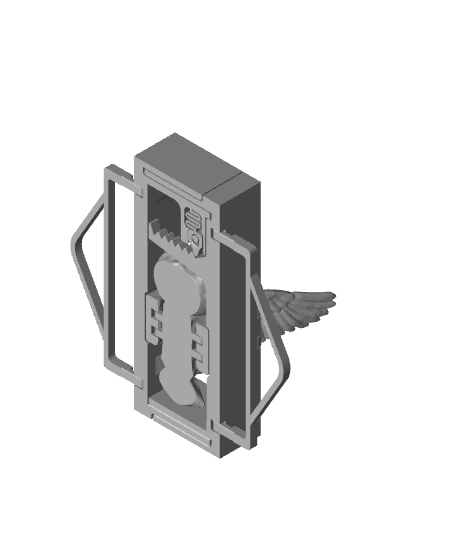 Flying Owl Adjustable Book Nook 3d model