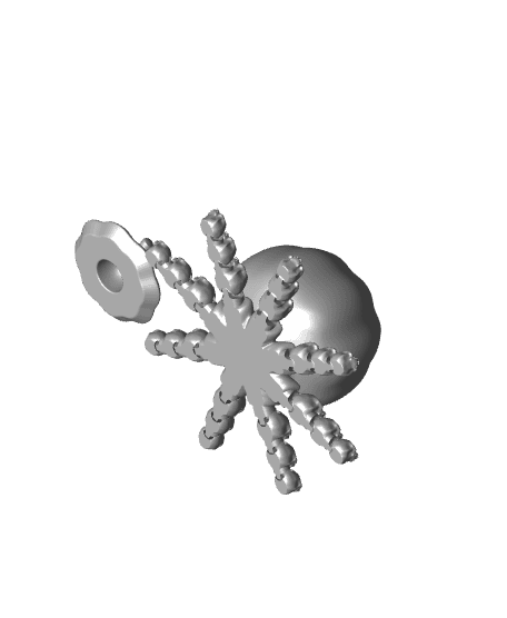 Cobotech Articulated Pumpkin Octopus 3d model