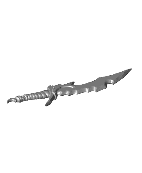 Knight Slayer Dagger from Solo Leveling Cosplay Prop 3d model