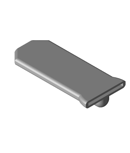 Key chain ferro rod kit 3d model